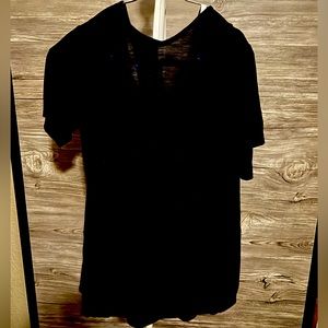 EUC Maurice’s brand Black Tunic Top.
